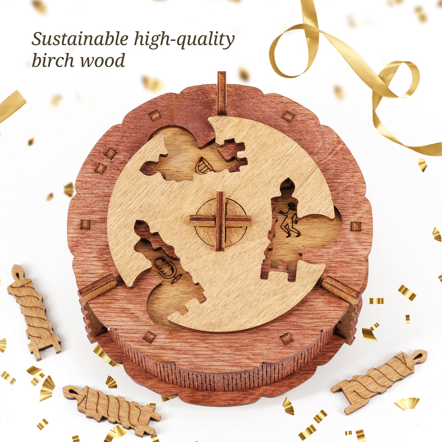 Birthday Cake - Gift Puzzle Money Box