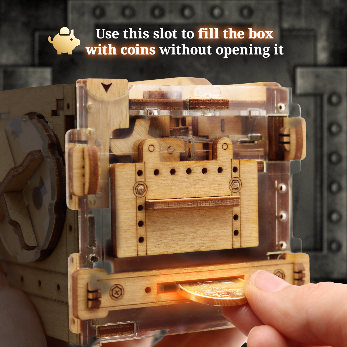 A-maze-ing Safe - Marble Run Puzzle Money Box