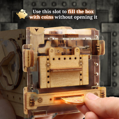 A-maze-ing Safe - Marble Run Puzzle Money Box