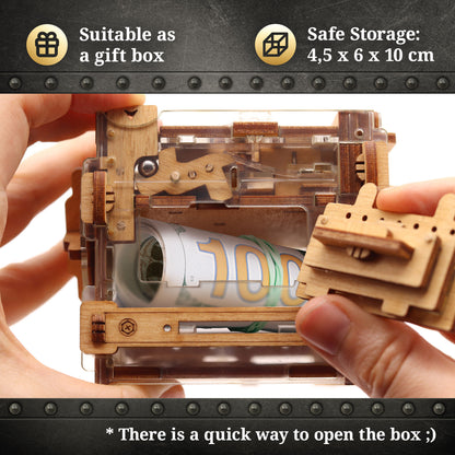 A-maze-ing Safe - Marble Run Puzzle Money Box