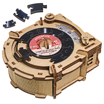 Record Player - Gift Puzzle Money Box