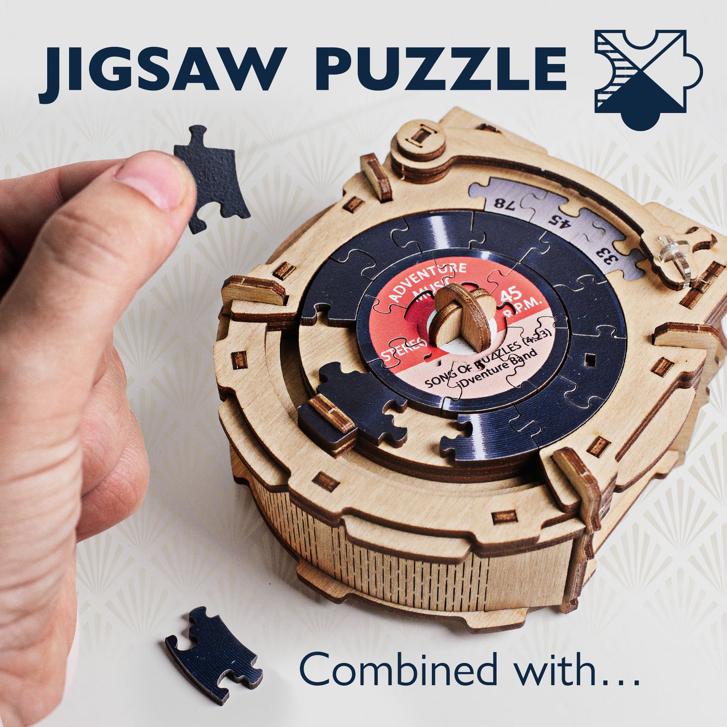 Record Player - Gift Puzzle Money Box