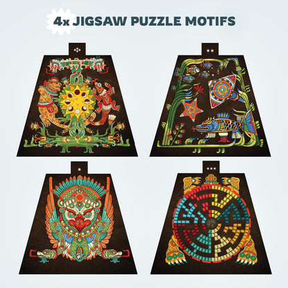 Cluepuzzle Pyramid of the Sun - Jigsaw puzzle box