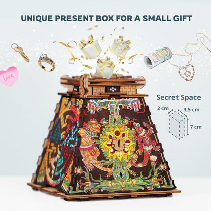 Cluepuzzle Pyramid of the Sun - Jigsaw puzzle box