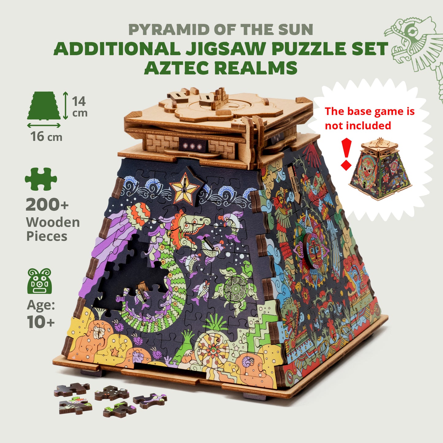 Cluepuzzle Pyramid of Sun expansion - Aztec Realms