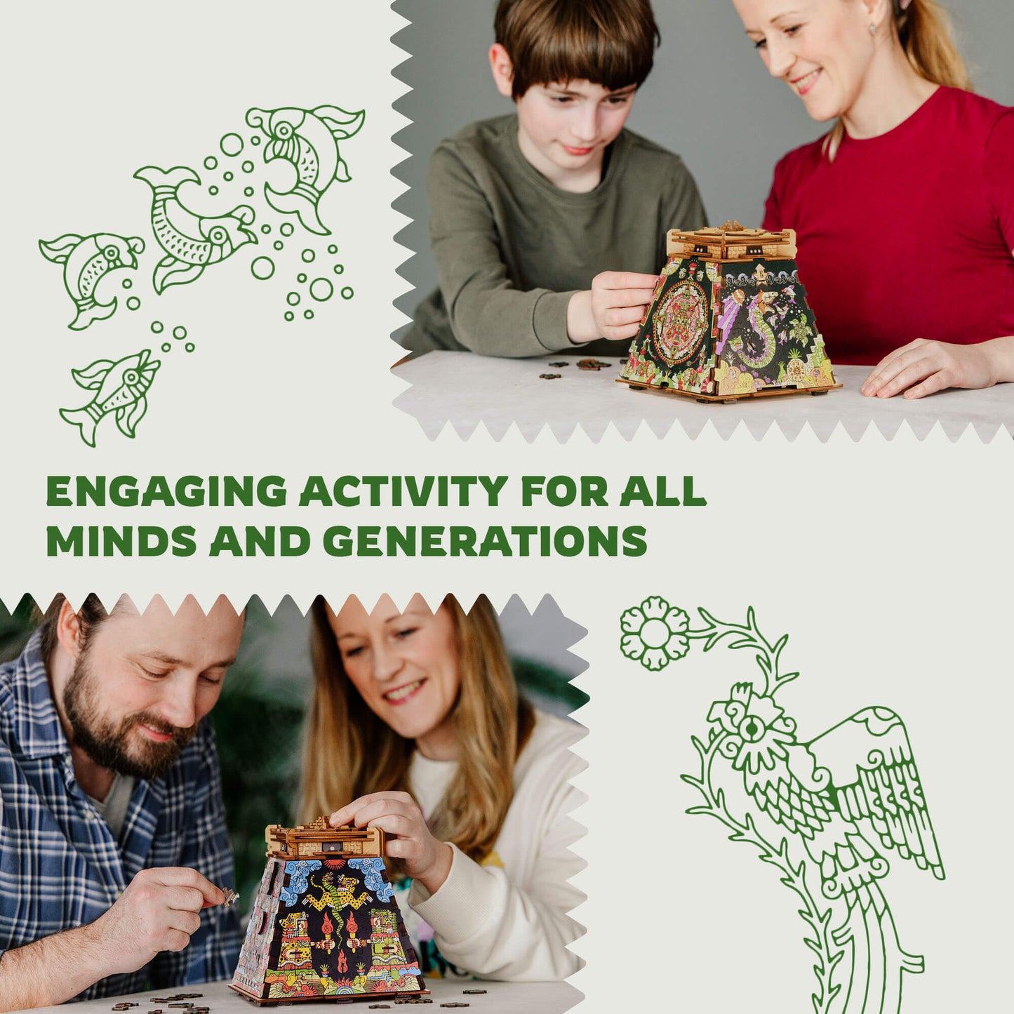 Cluepuzzle Pyramid of Sun expansion - Aztec Realms