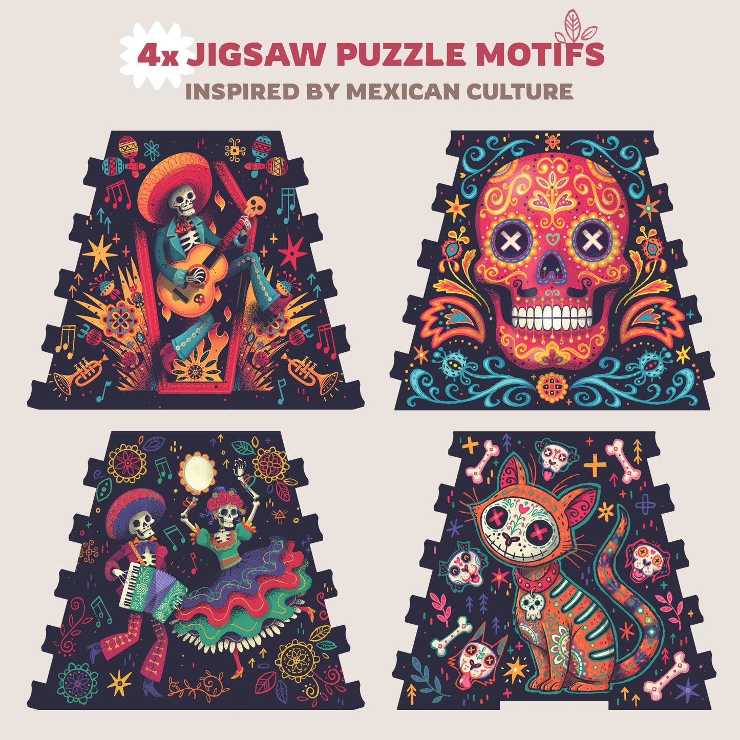 Cluepuzzle Pyramid of Sun expansion - Day of the Dead