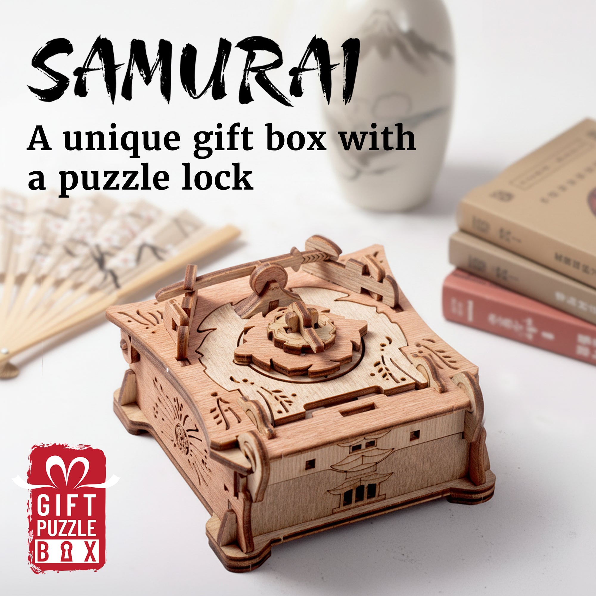 Samurai Box: Wooden Escape Room Gift Box | iDventure