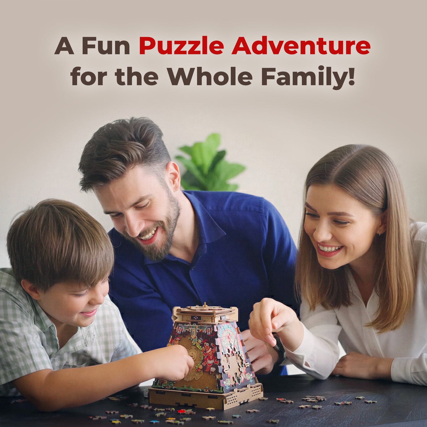 Cluepuzzle Pyramid of the Sun - Jigsaw puzzle box