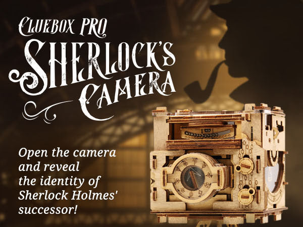 Sherlock's Camera Cluebox Pro: Sequential Discovery Puzzle Box
