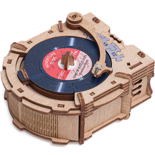 Record Player - Gift Puzzle Money Box